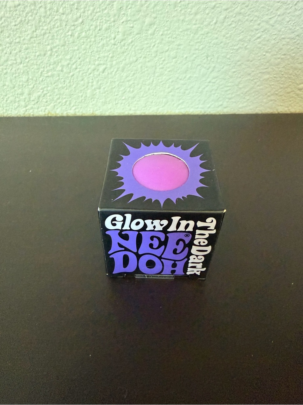 Baby NeeDoh -Glow In The Dark Stress Ball - purple